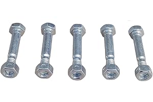 5 Pack 710-0891 Shear Pin & Nut 910-0891 5/16"-18 x 1 3/4" Compatible with Craftsman Snow Thrower 486248462 486248463 4862484