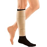 CircAid Juxtalite Adjustable Lower Leg Compression Wrap for Men &amp; Women | inelastic lower leg compression wrap with adjustable bands, compressive undersocks and machine-washable fabric knit.