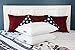 100% Made in USA Pillow – Queen Size Bed Pillows for Sleeping on All American Materials and Craftsmanship (2 Pack) - Premium Hypoallergenic Down Alternative Poly Fiber Fill and Satisfaction Guarantee