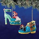 The Bradford Exchange Disney Once Upon a Slipper Ornament Set #13 Ariel and Merida
