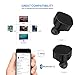 Wireless Earbuds, TH Portable Bluetooth Headphones Mini Earbuds for Music Calling Reading Study Working Compatiable with iPhone 7/7 Plus 6/6 Plus iPad Samsung and Andriod Smartphones Black