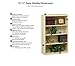 Tennsco B30PY 34-1/2 by 13-1/2 by 28-Inch Metal Bookcase with 2 Shelves, Putty