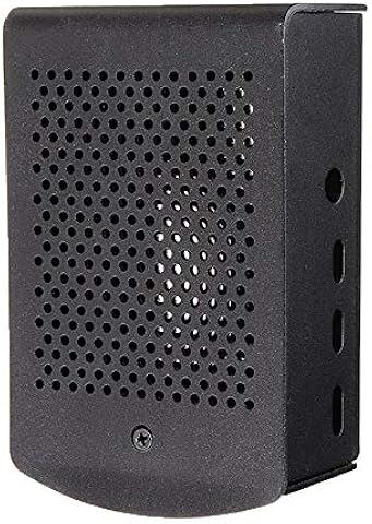 Kurphy Custodia in lega di alluminio con ventola di protezione Custodia protettiva in Metallo adatta per Raspberry Pi 4 Modello B