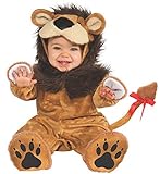 Rubie's Costume Cuddly Jungle Lil Lion Romper Costume, Golden, 12-18 Months