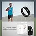 ToHayie Fitness Tracker Bluetooth Fitness Tracker Watch for Apple IOS Android OLED Screen Smartwatch with Sleep Monitoring, Shark Photograph, Heart Rate Monitor Wristband Black