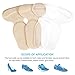 Yosoo Heel Pads Grips Liners Back Heel Cushion Insoles for High Heels Blisters, Improve Shoes Too Big, Shoe Gel Inserts(2 Pairs)