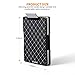 Credit Card Holder Ridge Wallet, RFID-Blocking Slim Aliminum Minimalist Metal Wallet with Money Clip, Card Holder Wallet for Men, Reliable Money Credit Card Protector