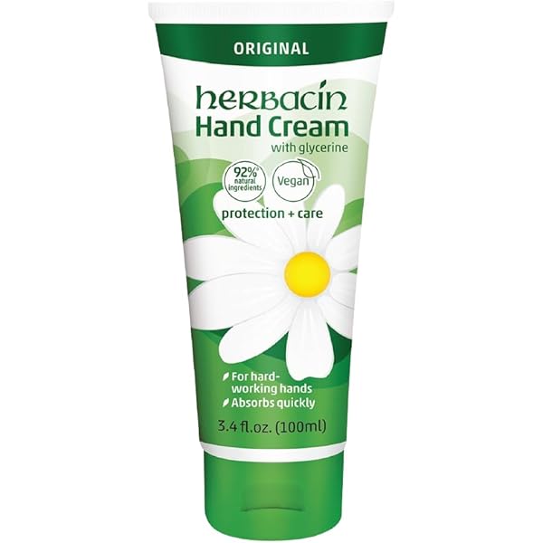 Amazon.com : Herbacin Kamille Plus Glycerin Hand Cream 3.4 Oz