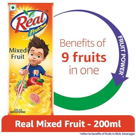 Real Fruit Power Mixed Fruit, 200ml