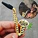 LEANO Creative Small Sax-Shape Metal Mini Sacks Pipe Photographs