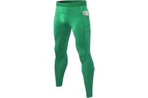 LEICHR Compression Pants Men Leggings, Tights fot Men with Pocket Cool Sport Yoga Pant