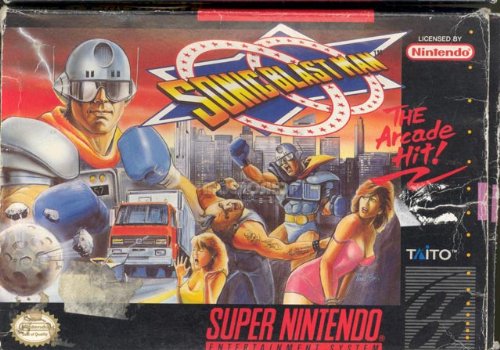 Sonic Blast Man - Nintendo Super NES 