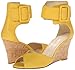 Nine West Women's Crudenza Leather Wedge Sandal