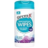 Germ-X Alcohol-Free Hand Sanitizing Wipes, Pack of 6
