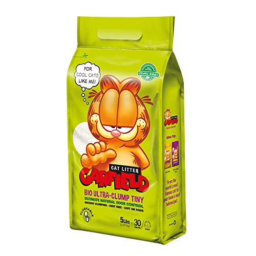 Garfield Cat Litter All Natural, Fast Clumping, Perfect for MultiCat Homes, Tiny Grains, 15 lb
