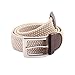 Canvas Elastic Fabric Woven Stretch Multicolored Braided Belts 2041-Beige-M