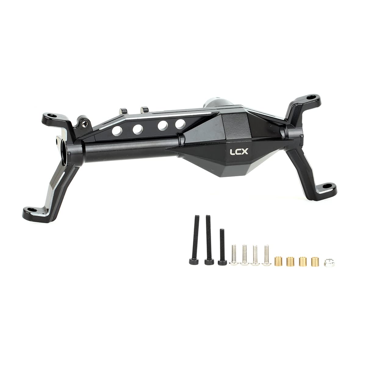 LCX Racing 1/10th RC Crawler Car CNC Machined Front Axle Housing for Axial SCX10 III SCX10.3 AXI03007, Upgrades Parts Accessories