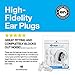 SoundBarren Ear Plugs, 1 Reusable Pair, 28dB Hearing Protection Earplugs for Sleeping, Snoring, Shooting, Concerts, Musicians, and Travel