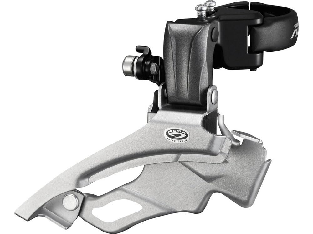 SHIMANO Altus FD-M371X6 Conventional Swing Front Derailleur - Silver, 9 Speed