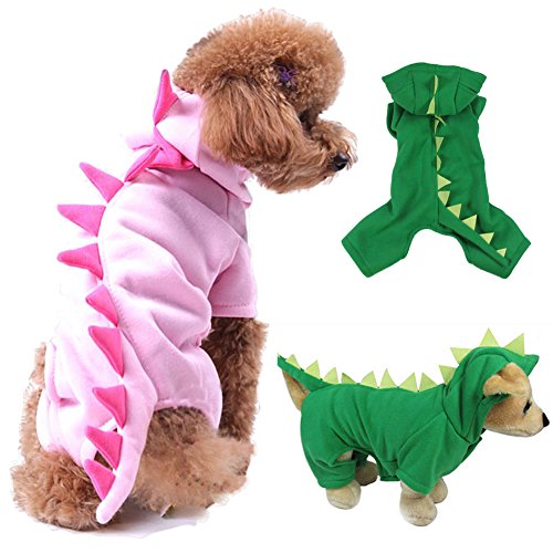 AFK Pet Dog Dinosaur Jumpsuit Pyjamas Coat Clothes Jacket Apparel Costumes