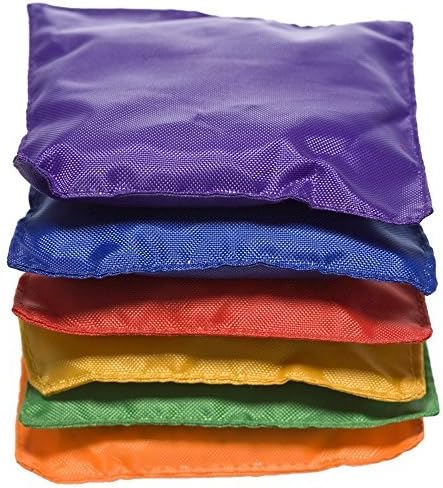 Fun Express 5in Assorted Nylon Bean Bags Toy (2 Packs of 1 Dozen)