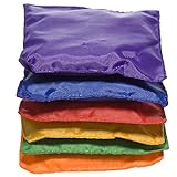 Fun Express 5in Assorted Nylon Bean Bags Toy (2 Packs of 1 Dozen)