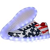 YuanRoad Unisex LED Light Up Shoes with USB Charging Glowing Luminous LED Sneakers