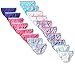 Hanes Girls' 100% Cotton Tagless Bikini Panties, 18 Pack, Assorted-18 Pack, 14
