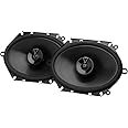 JBL Club 864F - 6"x8" (152mm x 203mm) Two-Way Car Speaker, 60W RMS, 180W Peak, Sensitivity (@ 2.83V): 93dB, Frequency Response: 65Hz – 20kHz, Nominal Impedance: 3.0 ohms