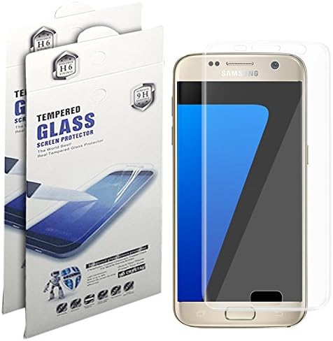 Deltavise 3D Tempered Glass for Samsung Galaxy S7 Edge - Retail Packaging - Clear