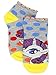 Hasbro My Little Pony Girls 6 pack Socks (Shoe: 7-10 (Sock: 4-6), Grey/White Ponies)