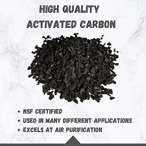 EnviroSupply 4x8 Activated Carbon (Virgin Coconut Shell), Bulk Charcoal