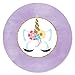 Big Dot of Happiness - Rainbow Unicorn - Magical Unicorn Baby Shower or Birthday Party Circle Sticker Labels - 24 Count