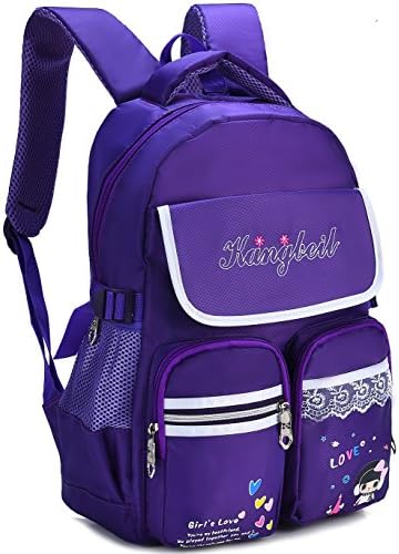NOVOSACO Girls Kids Cute Backpack Primary Junior High School Bag Bookbag Daypack