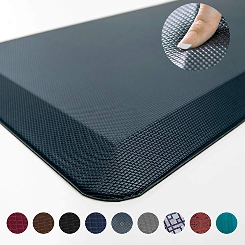 Sky Solutions Anti Fatigue Mat 3/4″ Cushioned Kitchen Rug and Standing Desk Mat & Garage Non