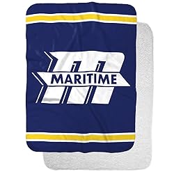 Massachusetts Maritime Academy Primary Logo Stripes