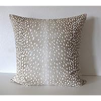 Athena Bacon Dotted Fawn Animal Print Pillowcase Cover