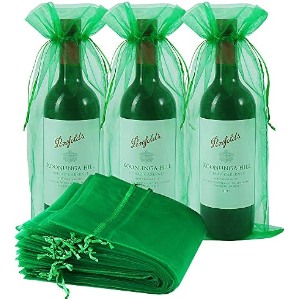 organza wine bottle bags