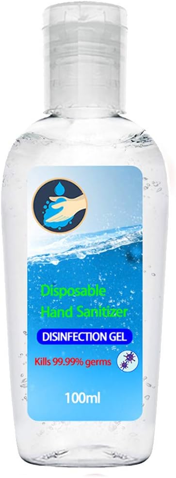 Topassion Hand Sąnitizer Ocean Blue, Bącteriostątic Portable Mini All in One Disinfectąnt Sąnitizer Gel Kill 90% Surface Germs with Long Lasting Protection 100ML