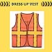 Darice Crafts AC 193267 Kids Construction Vest, Orange/Yellow