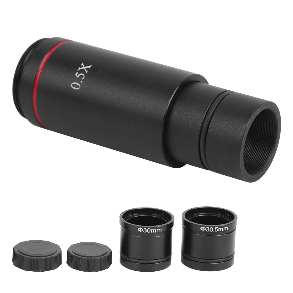 Redxiao MOUNT Adapter, 0.5X Expand View, C-MOUNT, Black, ABS, Microscope