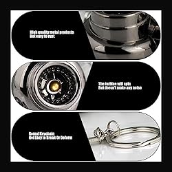 GKmow Pack-1 Car Polished Turbo Keychain, Ring