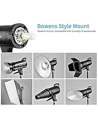 Godox SK300II Studio Strobe 300 W, 2.4G GN65 5600K Monolight Sistema X inalámbrico con soporte Bowens 150W modelado de lámpara, excelente estabilidad de salida, anti-preflash