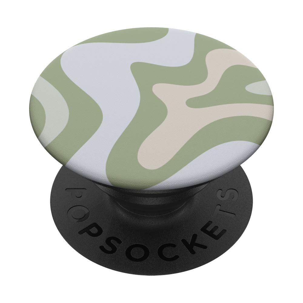 PopSockets Swirls 60s 70s Aesthetic PopSockets Swappable PopGrip