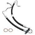 Saihisday 32416764726, 32416774215, 3401109 Power Steering Hose Pressure Line Hose Assembly Replacement for BMW E46 3-Series 320i 01-05 325i 325Ci 2003-2006 330i 2002-2006 323Ci 328Ci 330Ci