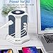 Surge Protector Power Strip Tower - BEVA Desktop Power Strip Tower with 4 USB Ports 9 Outlets,Switch Control Power Outlet Strips Charging Station 6 ft Extension Cable for Office and Home