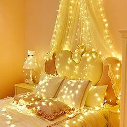 Homemory 4 Pack 20 Ft 60 LED Fairy Lights Battery