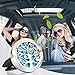 Car Diffuser,Jack & Rose Car Diffuser Essential Oil Car Vent Clip Air Freshener Purifier,Stainless Steel Aromatherapy Locket with 8 Washable Color Pads Christmas Gifts for Women