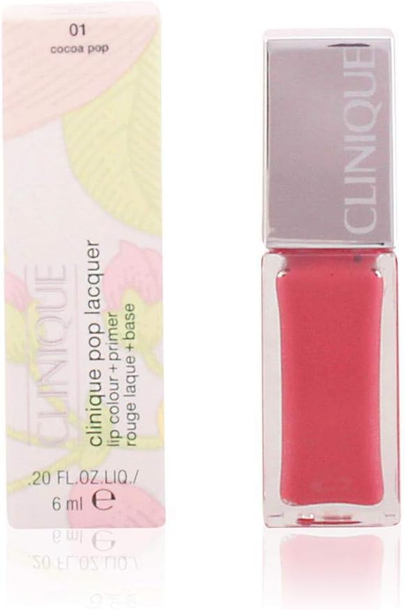 Clinique Pop Lacquer Lip Colour + Primer, 10 Sugar Pop : Beauty
