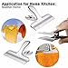 Ilyever 12 Pack Stainless Steel Heavy Duty Bag Clips with Large 3 inches Wide,Easy Storage and Fully Reusable,Perfect for Air Tight Seal Grip on Coffee,Food Bread Bag,Kitchen Home